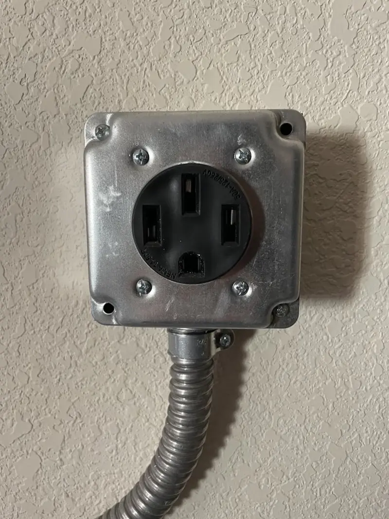 NEMA 14-50 outlet installed for Smart Home Electrical in West Plains